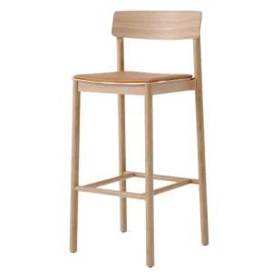 Barová židle Betty TK17, oak/cognac leather Koupit Online