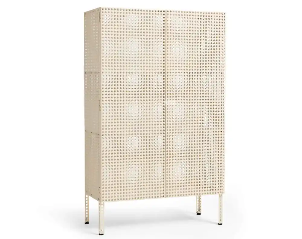 Komoda Perforated Cabinet Floor Large, eggshell Dokud Zásoby Vydrží
