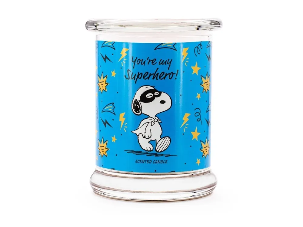Sezónní Sleva Vonná svíčka Peanuts You‘re my superhero - 250g