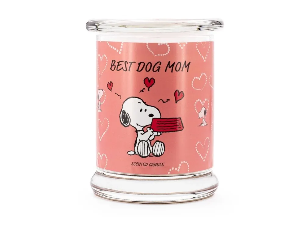 Vonná svíčka Peanuts Best Dog Mom - 250g Nejprodávanější