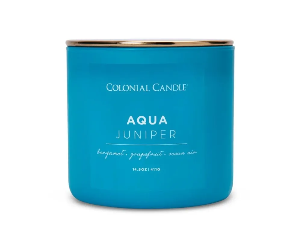 Akce Sójová svíčka Aqua Juniper - 411g