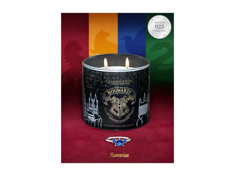 Hit Sezóny Vonná svíčka Harry Potter Ravenclaw s prstenem stříbro 925/1000 vel.6 =S=16,51mm
