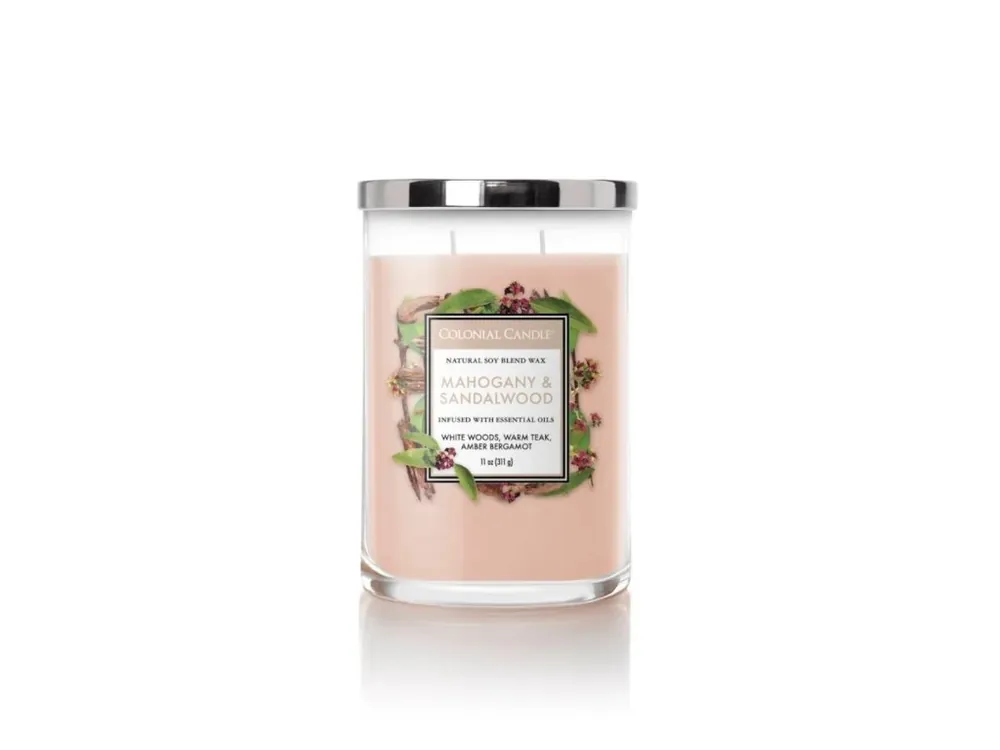 Sójová svíčka Mahogany & Sandalwood - 311g Ověřený