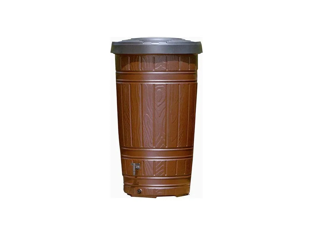 Dokud Zásoby Vydrží Sud na dešťovou vodu WOODCAN, hnědý