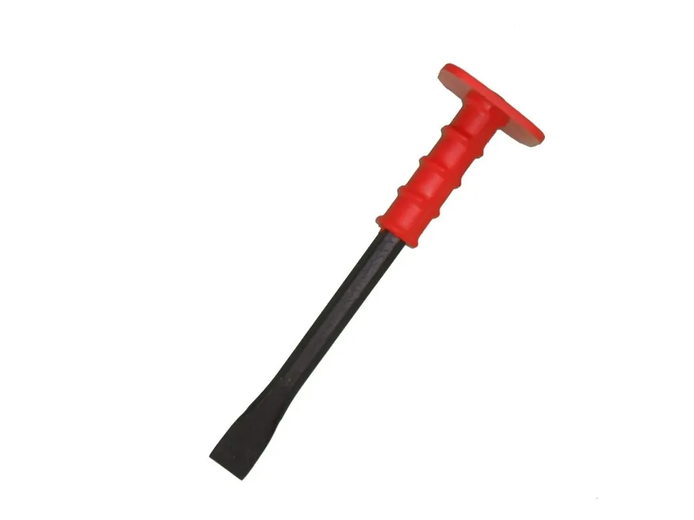 Cenově Výhodný Sekáč plochý kamenický s krytem PVC, délka 300 mm