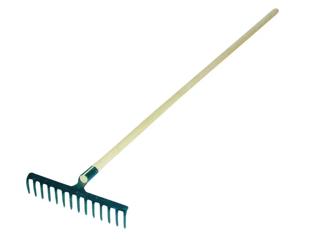 Hrábě zelezné 16 zubů s násadou 160 cm Levný