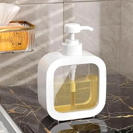 Sezónní Sleva Průhledný dávkovač mýdla 300 ml