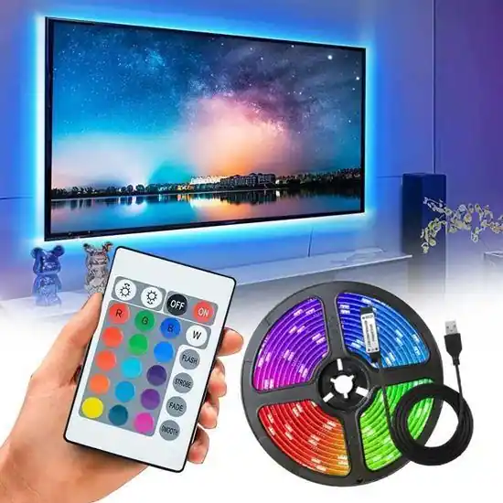 Časově Omezené LED RGB pásek s ovladačem - 2 m