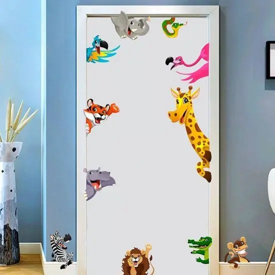 Samolepky na zeď - ZOO Vrácení Zdarma
