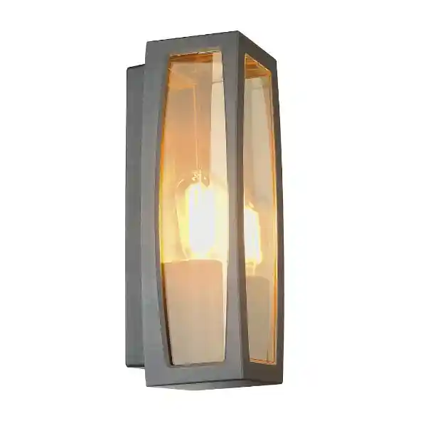 Jen Po Omezenou Doba BIG WHITE 230655 MERIDIAN BOX 2 - Venkovní nástěnné svítidlo IP54, Antracit
