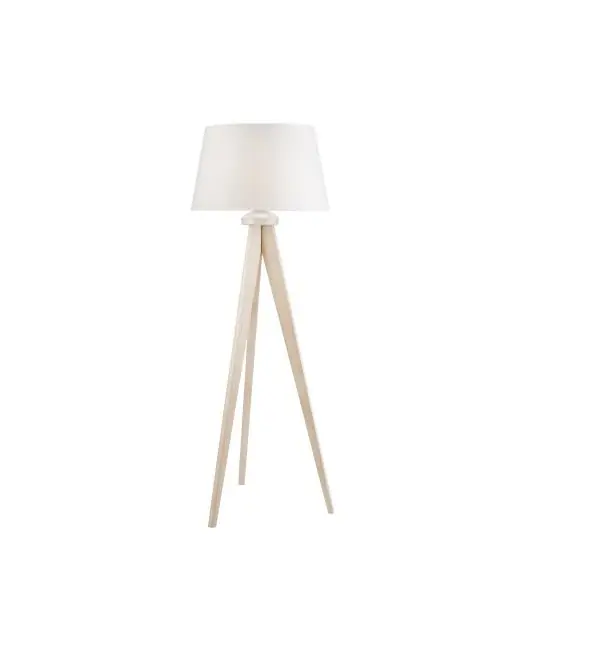 Nejlepší Volba Lamkur 35161 LP 1.98 AIDA - Stojací lampa na dřevěné trojnožce, světlý dub