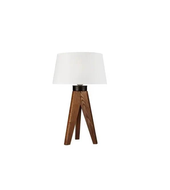 Lamkur 35192 LN 1.98 AIDA - Stolní lampa na dřevěné trojnožce, tmavý dub Akční Cena
