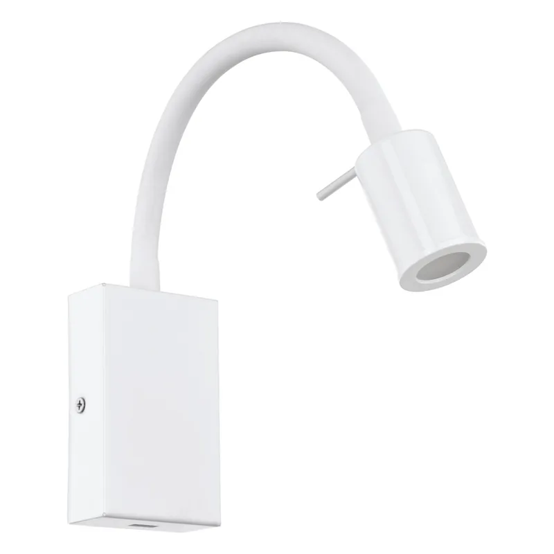 Eglo 96566 TAZZOLI - LED svítidlo na zeď na husím krku s vypínačem a USB výstupem na nabíjení Speciální Cena