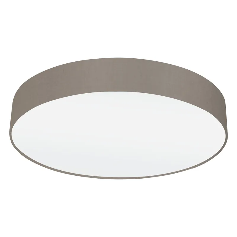 Eglo 97612 PASTERI 1 - Stropní textilní lustr v barvě taupe, 3 x E27, Ø 57cm Ihned K Objednání