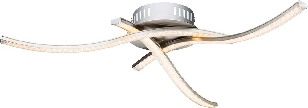 Globo 67004-12 JORNE - Moderní stropní LED lustr s krystalky 12W Ø 51cm Rychlé Dodání