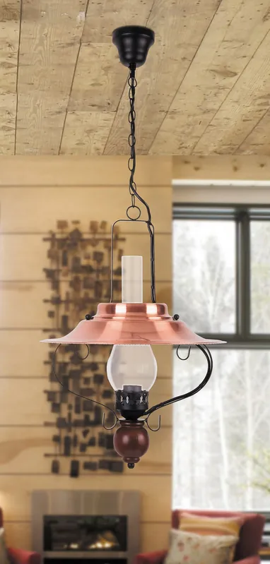 Rabalux 7869 ENNA - Rustikální závěsné retro svítidlo Ø 20cm Zlevněný