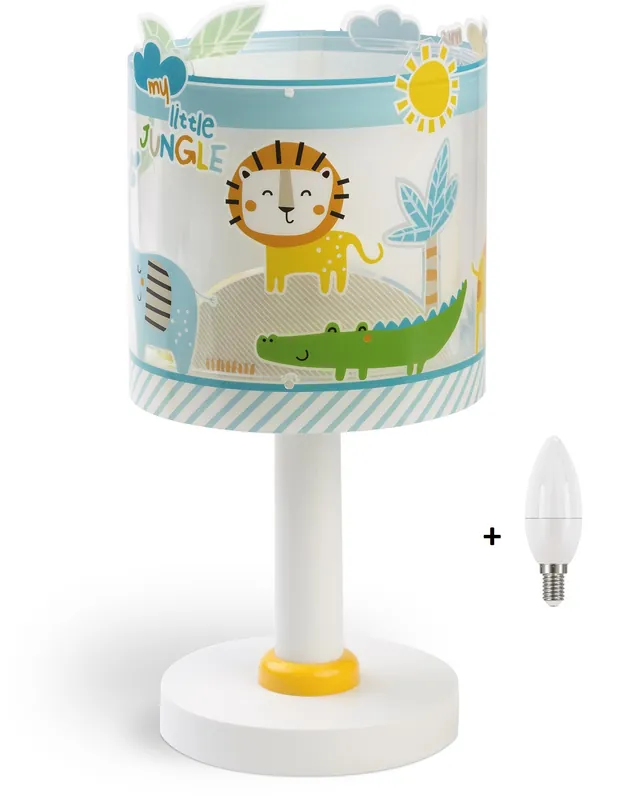 Koupit Online Dalber 76111 MY LITTLE JUNGLE - Dětská stolní lampička se zvířátky + Dárek LED žárovka