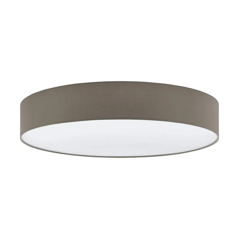 Nejprodávanější Eglo 97616 PASTERI 1 - Stropní textilní lustr v barvě taupe, 5 x E27, Ø 76cm