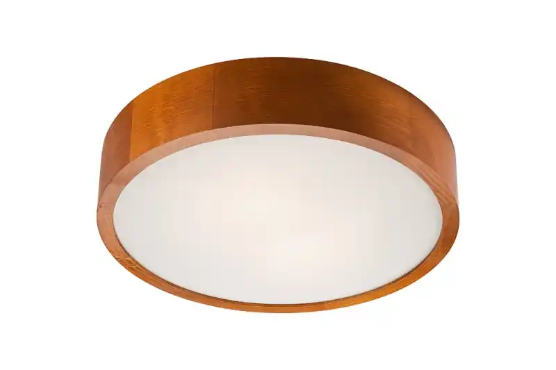 Lamkur 26930 LD-PD.6.2 WOODYS - Dřevěné stropní svítidlo 2 x E27, Ø 37cm / rustik dřevo Cenová Bomba