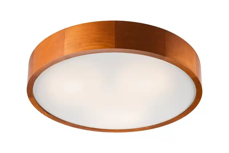 Lamkur 26961 LD-PD.6.3 WOODYS - Dřevěné stropní svítidlo 3 x E27, Ø 47cm / rustik dřevo Poslední Šance