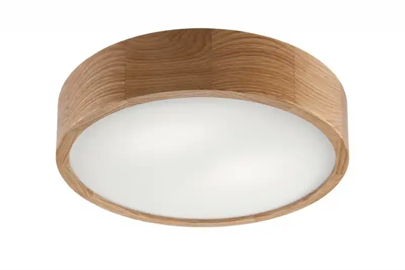 Lamkur 38049 LD-PD.6.2 WOODYS - Dřevěné stropní svítidlo 2 x E27, Ø 37cm / dub Akční Cena