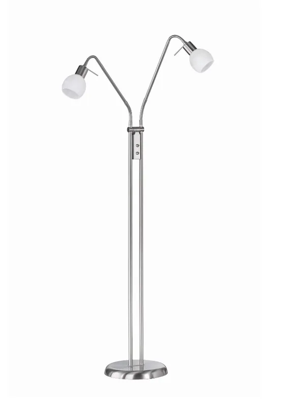 Trio Leuchten R40172007 ANTIBES - Čtecí dvouramenná stojací lampa s husími krky 2 x E14, max 158cm Vrácení Zdarma