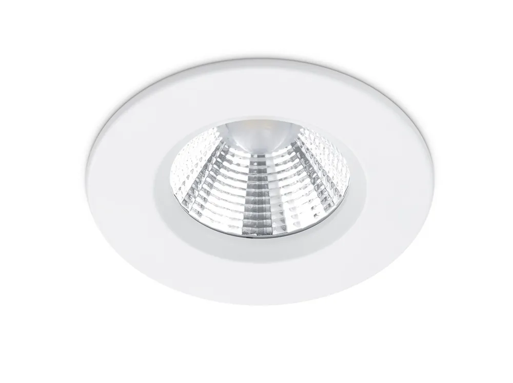 Trio Leuchten 650710131 ZAGROS - LED podhledové stmívatelné svítidlo do koupelny Ø 8,5cm, 5,5W, 3000K, IP65, bílá Nejprodávanější