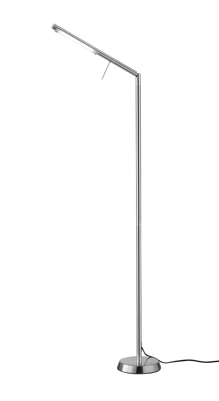 Trio Leuchten 420490107 FILIGRAN - Dotykem stmívatelná čtecí lampa v matném niklu, 6W, 3000K, 162cm Pouze Dnes