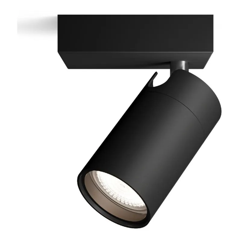 Philips - Koupelnové bodové svítidlo IDRIS 1xGU10/5W/230V IP44 černá Zlevněný
