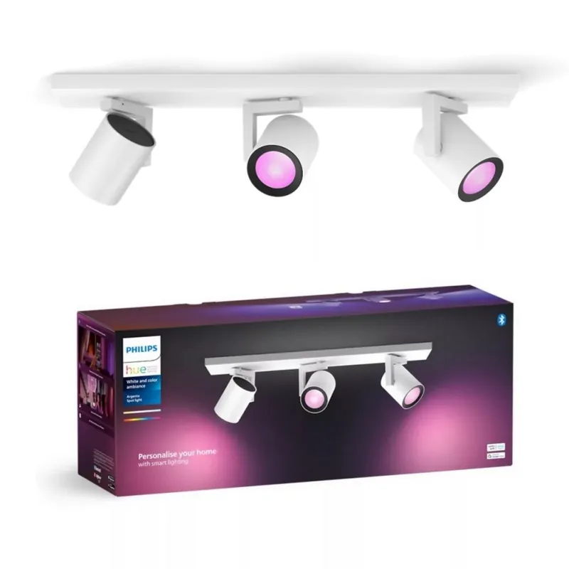 Autentický Philips - LED RGBW Stmívatelné bodové svítidlo Hue ARGENTA 3xGU10/4,2W/230V 2000-6500K