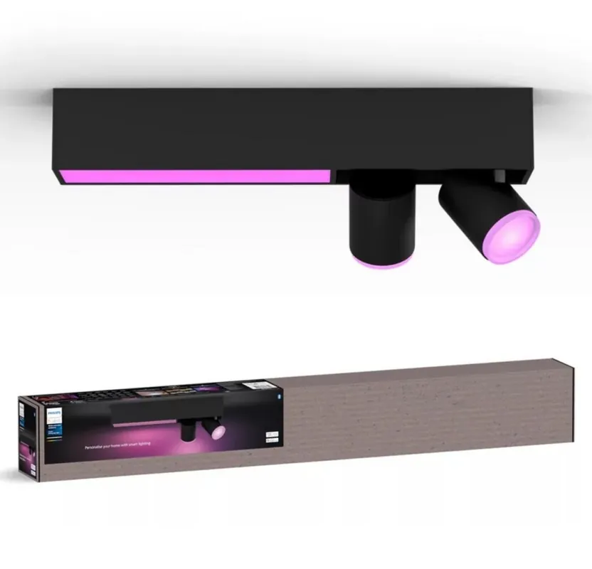 Výhodná Nabídka Philips - LED RGBW Stmívatelné bodové svítidlo Hue CENTRIS 2xGU10/4,2W/230V + LED/11W 2000-6500K