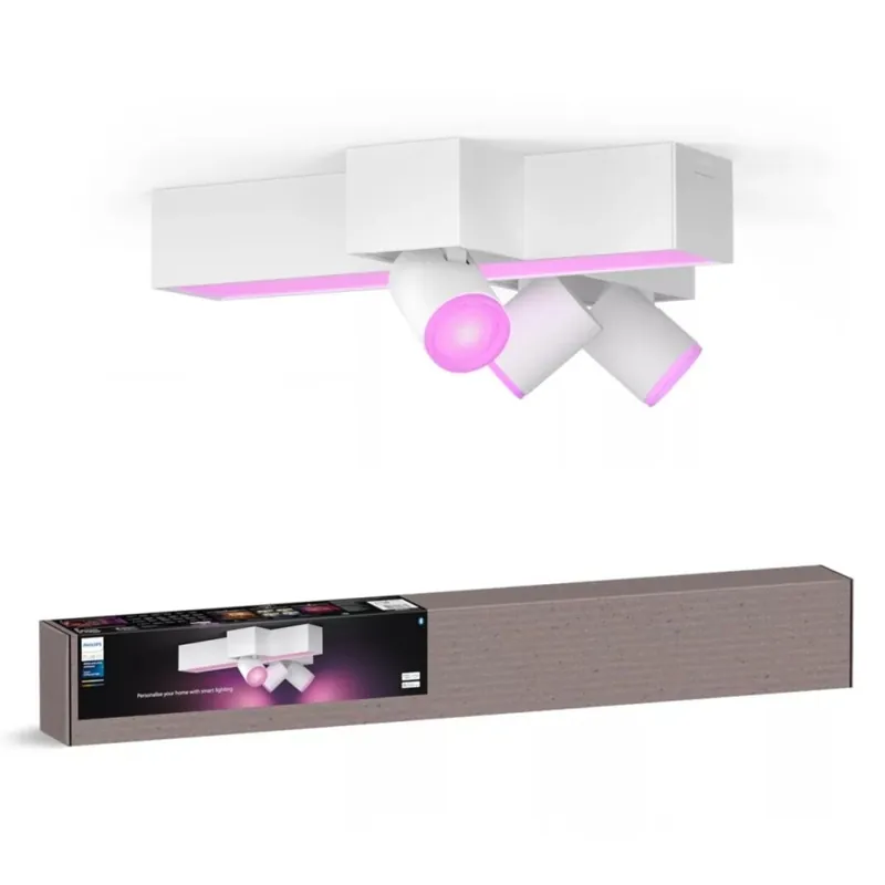 Philips - LED RGBW Stmívatelné bodové svítidlo Hue CENTRIS 3xGU10/4,2W/230V + LED/11W 2000-6500K Nízká Cena