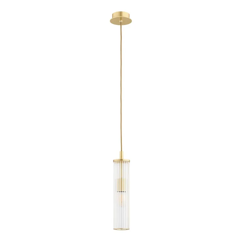 Argon 8489 - Lustr na lanku HAMPTON 1xE14/7W/230V zlatá Ihned K Objednání