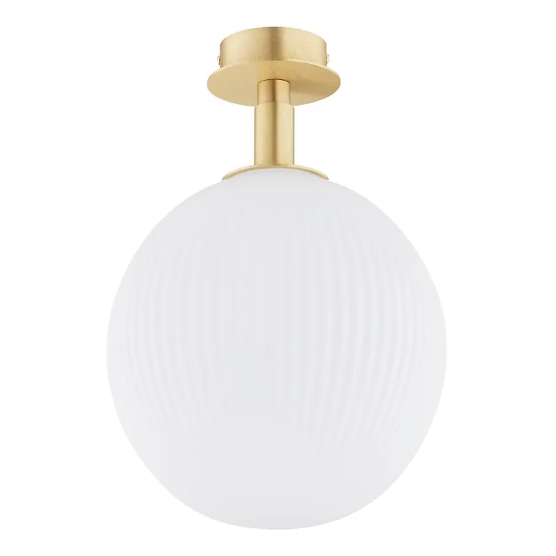 Argon 8505 - Stropní svítidlo PALOMA 1xE27/15W/230V zlatá/bílá Vysoce Kvalitní