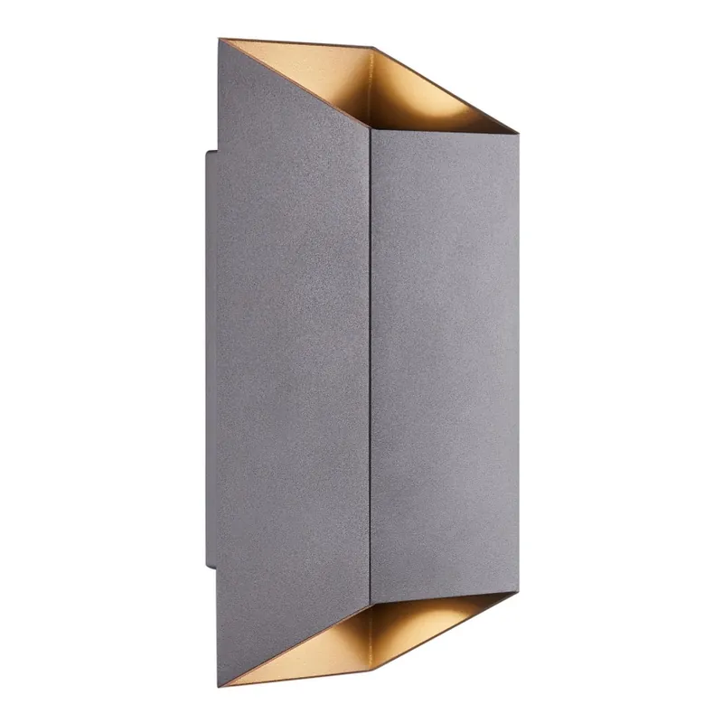 Nordlux - Venkovní nástěnné svítidlo NICO 2xGU10/35W/230V IP54 antracit Výprodej