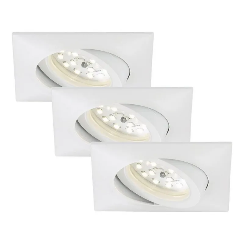 Expresní Doručení Briloner 7210-036 - SADA 3x LED Koupelnové podhledové svítidlo ATTACH LED/5W/230V IP23 bílá