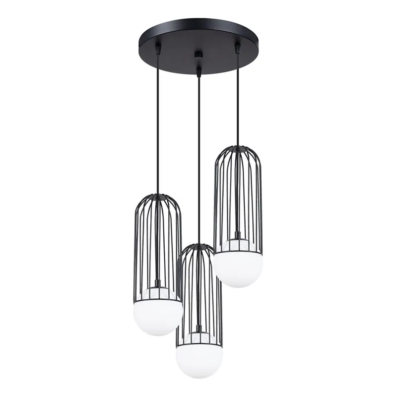 Vysoce Kvalitní Lustr na lanku BRINA 3xG9/8W/230V černá