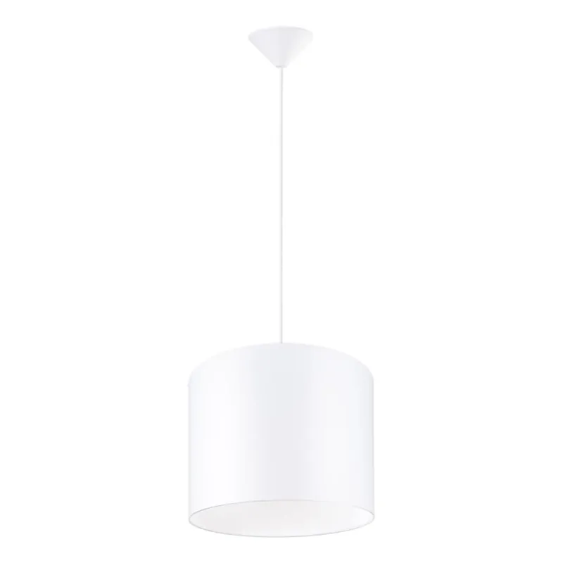 Omezená Nabídka Lustr na lanku NOVA 1xE27/15W/230V pr. 30 cm bílá