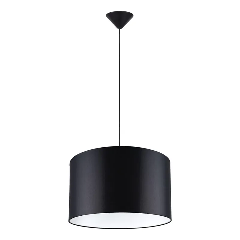 Cenový Hit Lustr na lanku NOVA 1xE27/15W/230V pr. 40 cm černá