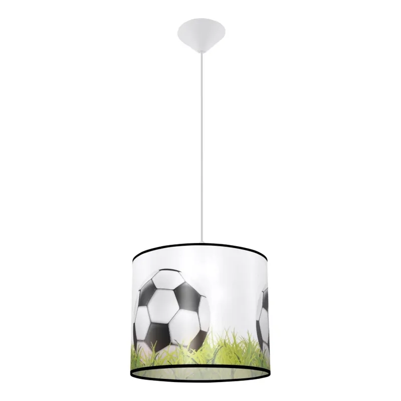 Nejlepší Volba Dětský lustr na lanku FOOTBALL 1xE27/15W/230V pr. 30 cm fotbal