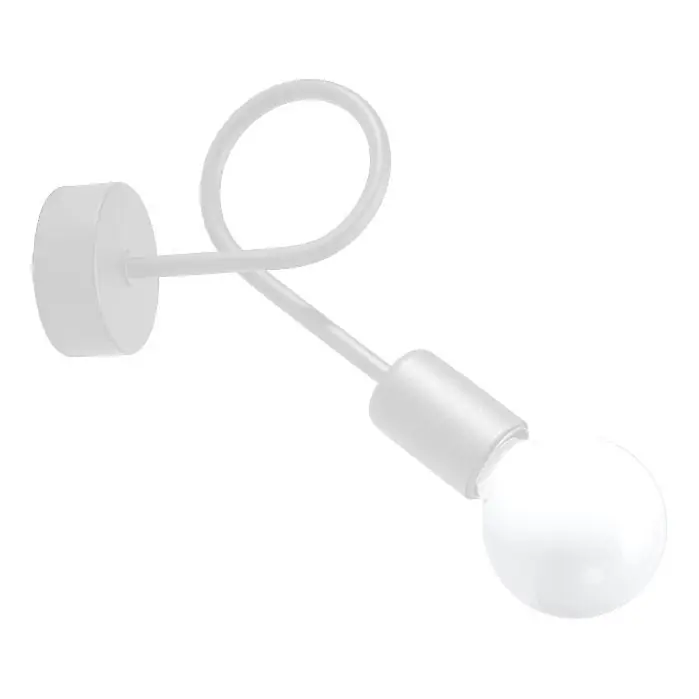 Autentický Nástěnná lampa LOOP 1xE27/15W/230V bílá