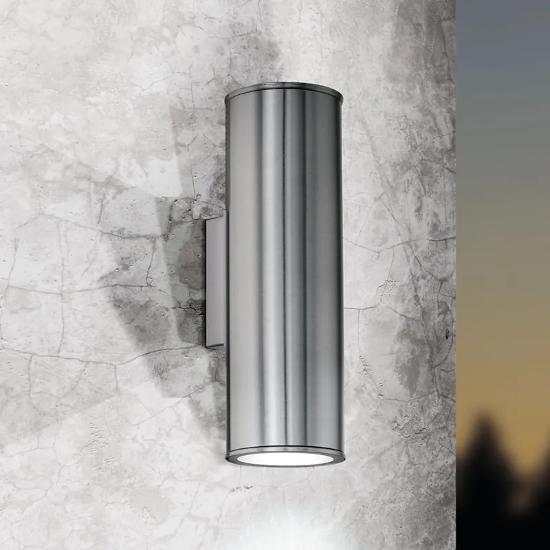 Akce Eglo 33582 - LED RGBW Stmívatelné venkovní nástěnné osvětlení RIGA 2xGU10/5W/230V IP44