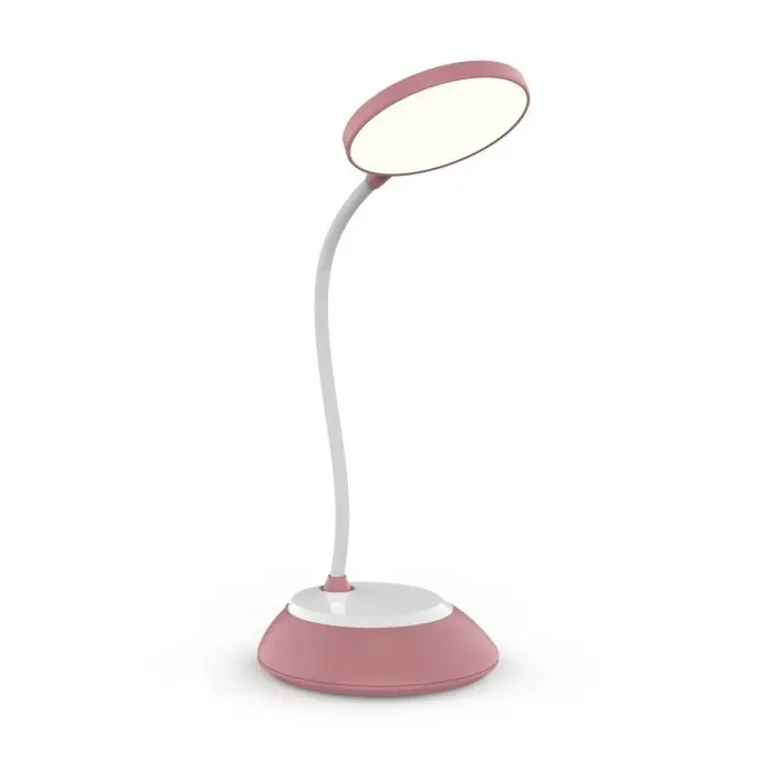 LED Stmívatelná nabíjecí stolní lampa VISUA LED/5W/5V 3000-5000K 1200 mAh růžová Sezónní Sleva