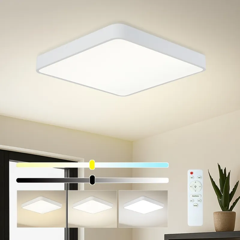 Koupit Online Brilagi - LED Stmívatelné stropní svítidlo POOL SQUARE LED/48W/230V 3000-6000K 50x50 cm bílá + dálkové ovládání