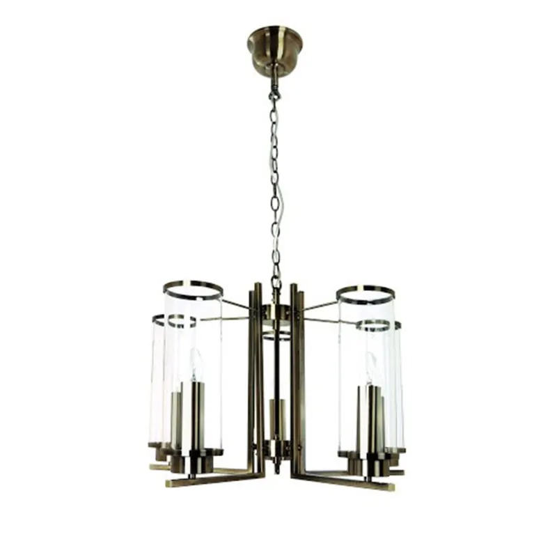 Horká Nabídka Lustr na řetězu VERDI 5xE14/40W/230V