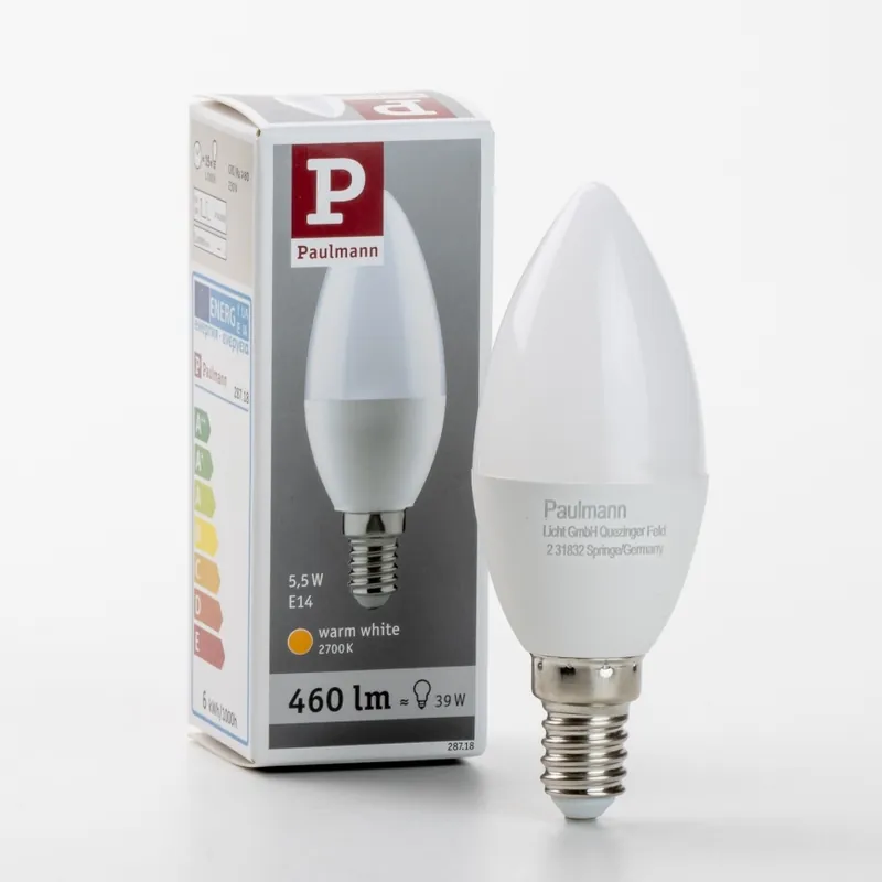 LED Žárovka E14/5,5W/230V 2700K - Paulmann 28718 Finální Výprodej