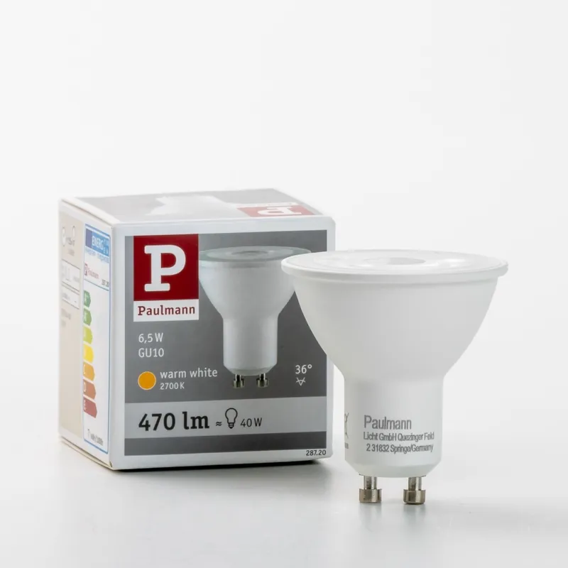 LED Žárovka GU10/6,5W/230V 2700K - Paulmann 28720 Nejprodávanější