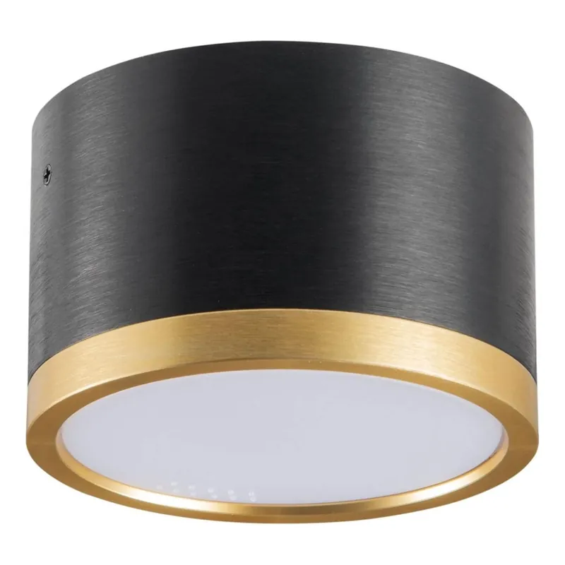 LED Stropní svítidlo MIRELLA 1xGX53/6W/230V černá/zlatá Tovární Cena