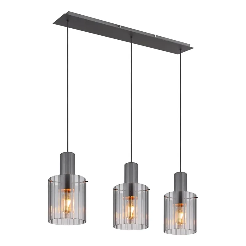 Cenově Výhodný Globo - Lustr na lanku 3xE27/40W/230V šedá