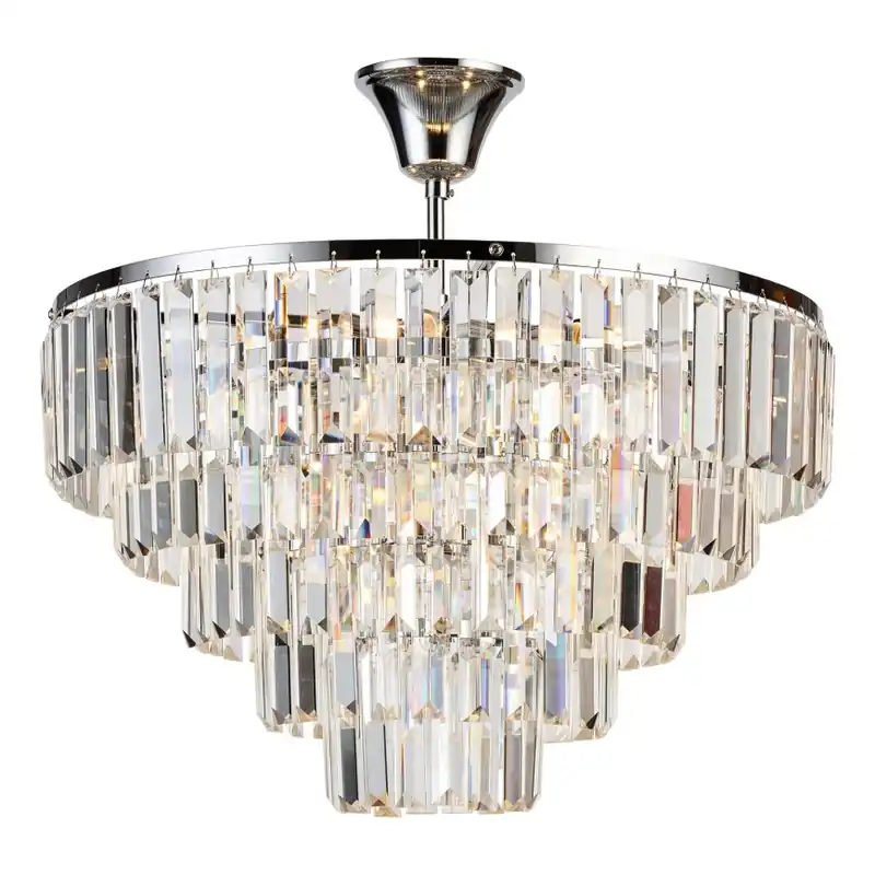 Super Cena Brilagi - Přisazený lustr CRYSTAL 5xE14/40W/230V lesklý chrom